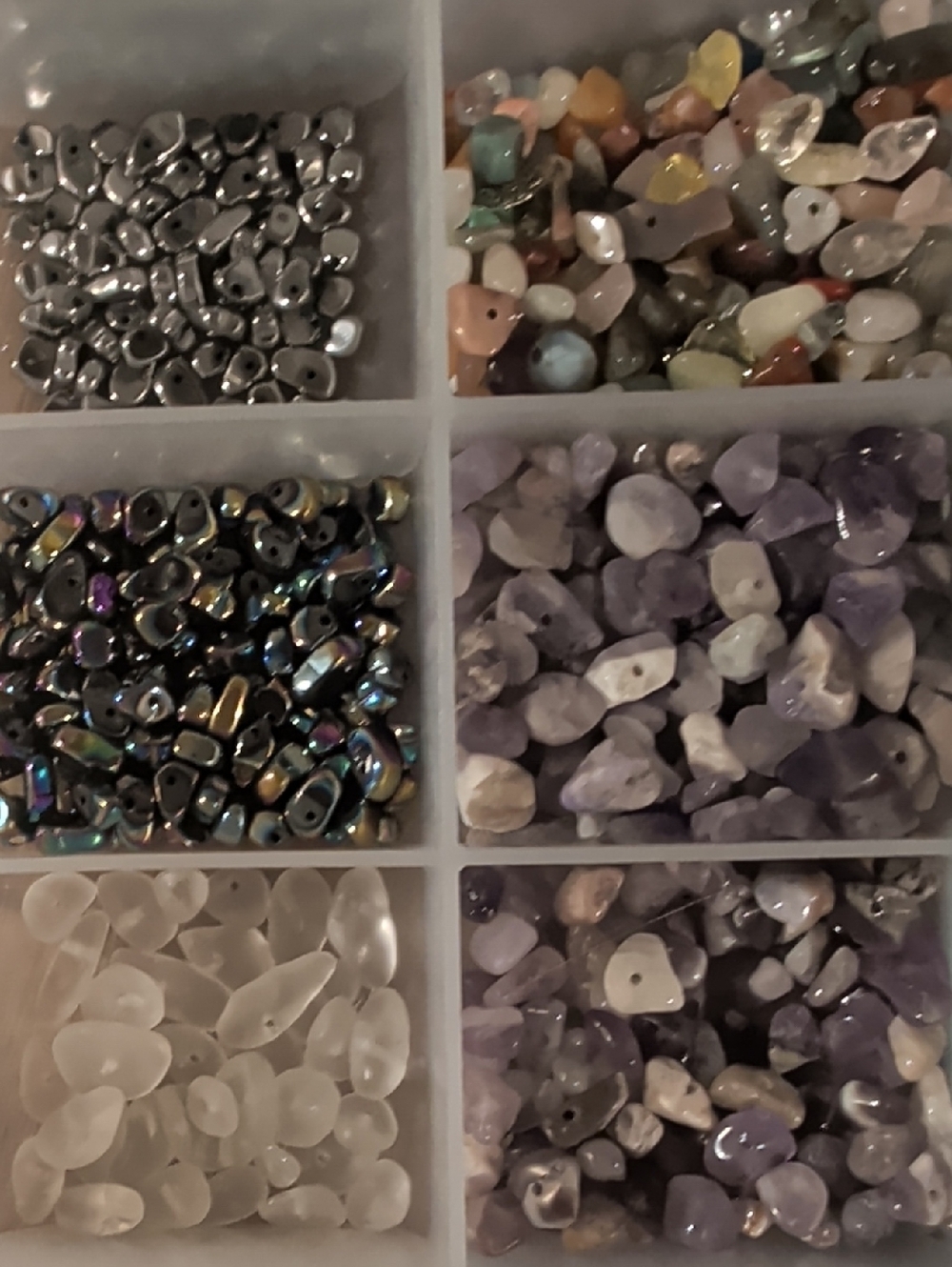 Semi-precious Stone Chip Beads: Amethyst Fluorite Unikite Labradite & Much More! - Picture 5 of 16